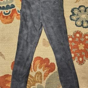 Dark Gray Suede-Style Pants